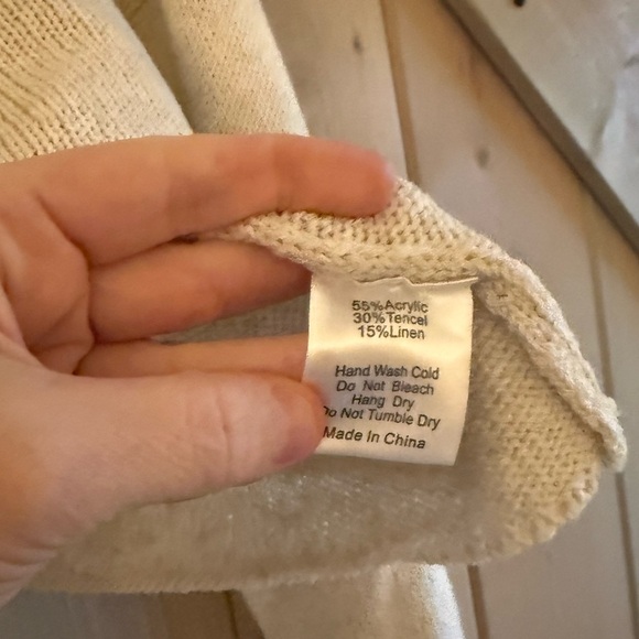 LIKE NEW Mod Ref Linen Blend Knit Sweater - Picture 4 of 6